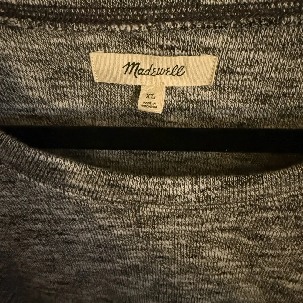 Madewell Charcoal Knit Top - Picture 3 of 3